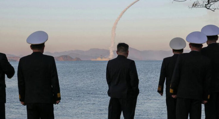 Kim Jong Un sparks WW3 panic after firing mystery projectile into ocean