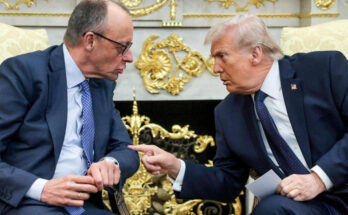 German chancellor warns young people against moving to US