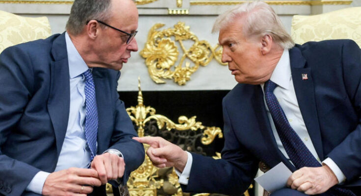 German chancellor warns young people against moving to US