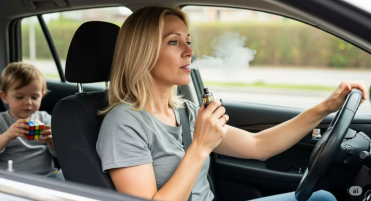 Why vaping in a car with children is now illegal and what every parent needs to know