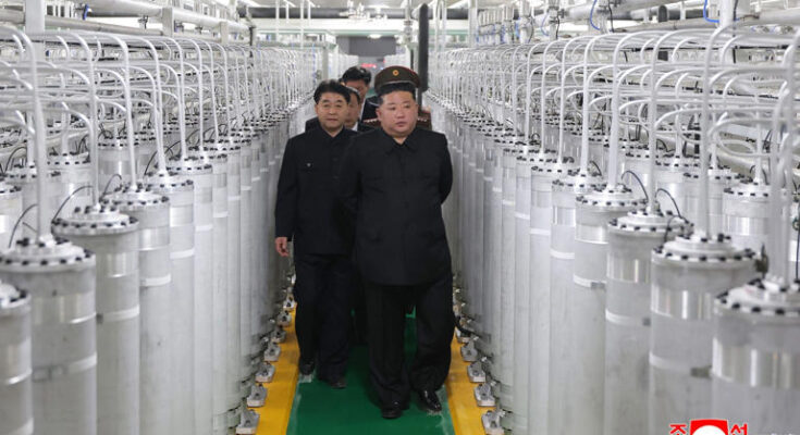 Kim Jong-un opens nuclear enrichment plant to take on US