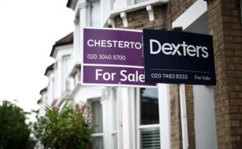 Why did UK average house prices fall in June?