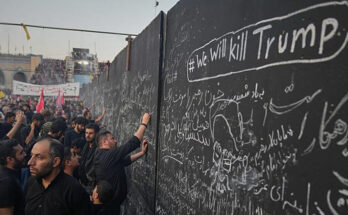 Eulogist at Khamenei funeral in Iran calls for death of Donald Trump