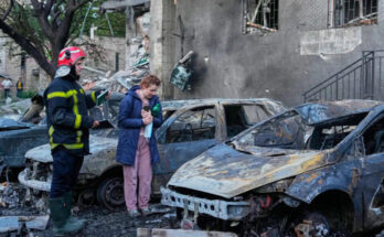 Russia launches deadly strikes on Kyiv after attack on Moscow warehouses