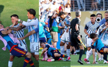 Argentina’s World Cup ends with punches and in disgrace