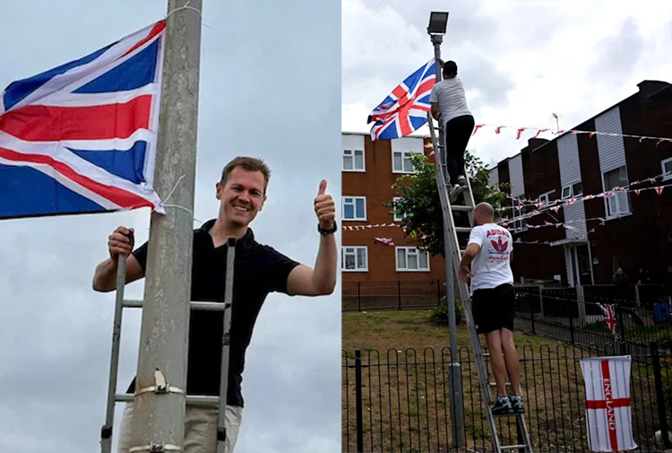 People who place flags on lampposts could face jail under new rules