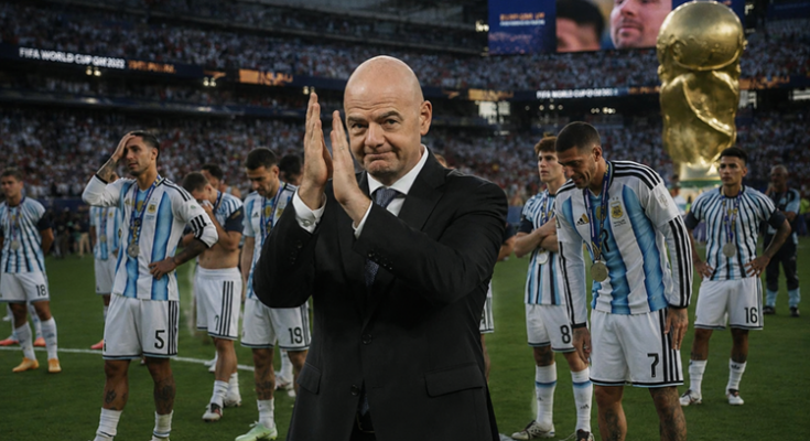 FIFA president's astonishing letter praising Argentina's 'professionalism' at the World Cup leaked