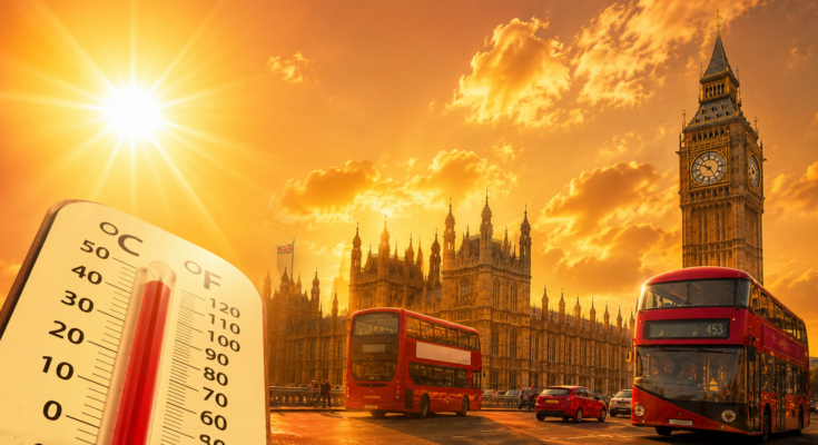 UK has more days above 32C this year than 1976 - with no significant rain forecast this week