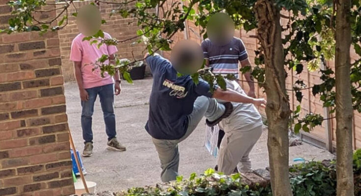 Care worker suspended after resident 'kicked three times'