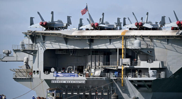 Trump sends aircraft carrier to relieve crisis-hit Abraham Lincoln