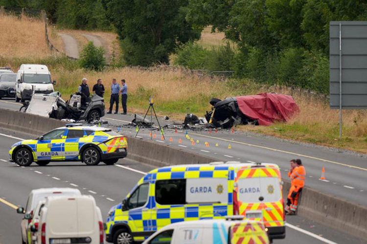 'Social media trend' blamed as five balaclava-wearing teens die in head-on motorway crash