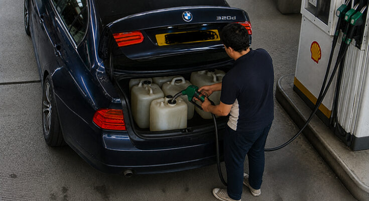 UK drivers steal almost £200,000 of fuel from petrol stations every day during Iran war