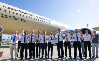 Record 24-hour flight makes history as Qantas plane lands in France