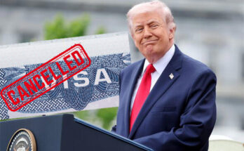 US halts immigrant visa applications as it moves to stop people arriving who will need benefits