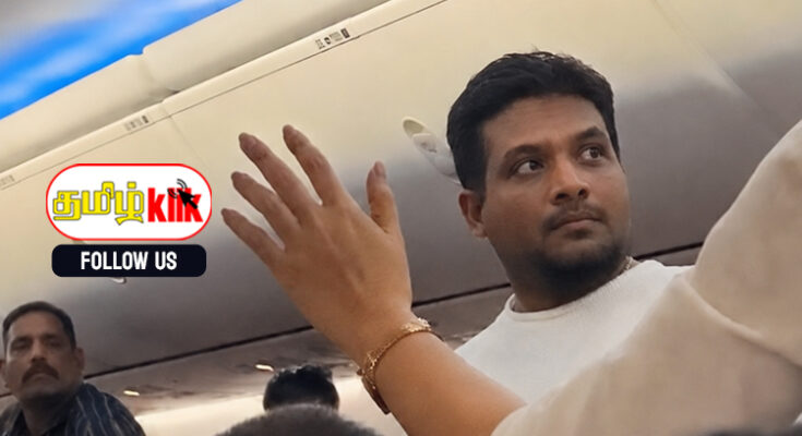 Flight panic as Indian man, 36, tries to open plane door at 30,000ft because he felt like it