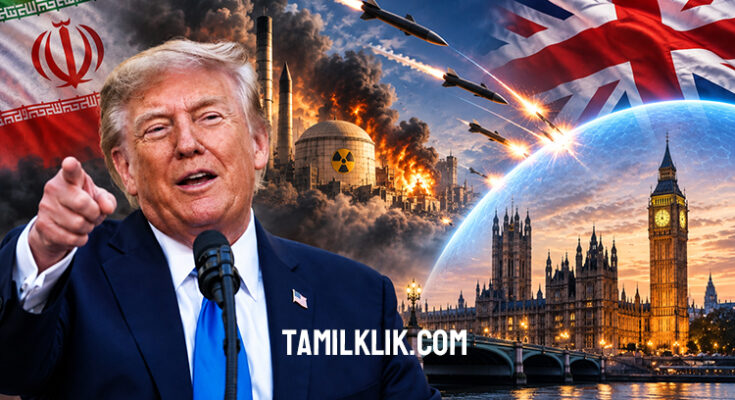Trump says the Iran war 'saved the UK' from nuclear attack