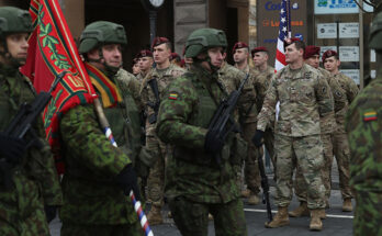 American soldiers sent to Lithuania as Russia invasion fears soar