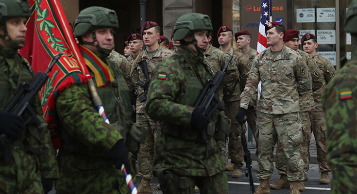 American soldiers sent to Lithuania as Russia invasion fears soar
