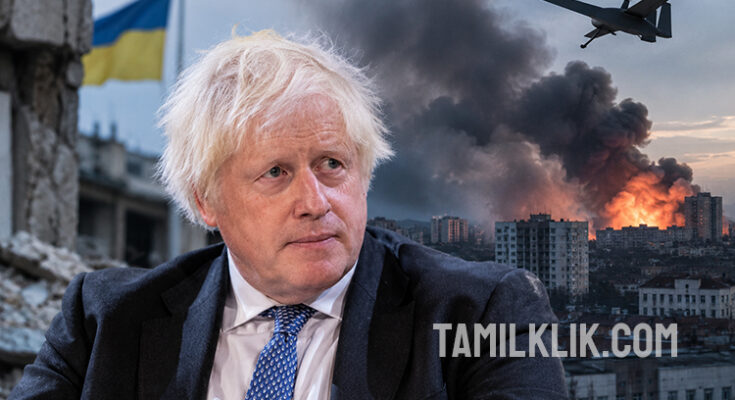 Boris Johnson breaks silence after escaping Russian drone attack