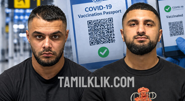 Pair who sold more than 2,000 fake Covid-19 passports during the pandemic are jailed