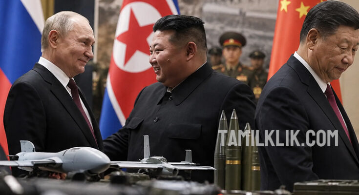 Russia causes panic for China as Putin accused of encouraging Kim Jong-un
