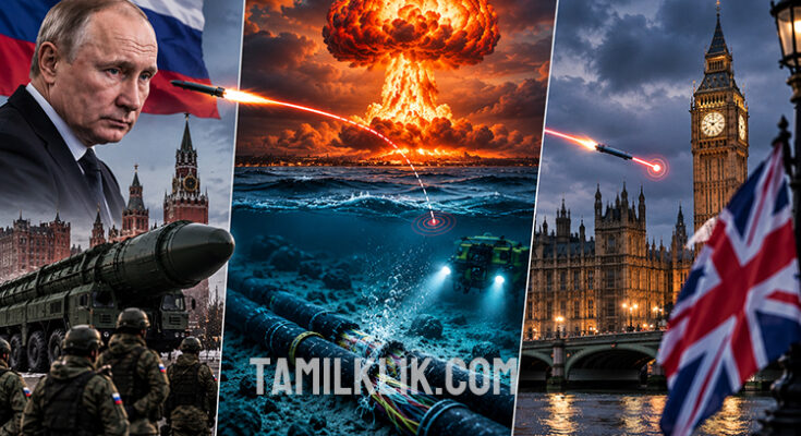 Russia rehearses attacks - UK 'in danger'