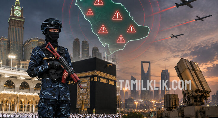 Saudi Arabia issues alerts across the country for aerial threat