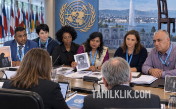 Families of disappeared Tamils raise cases with UN in Geneva