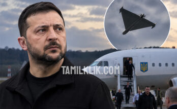Shockwaves after Zelenskyy's plane nearly hit by drone